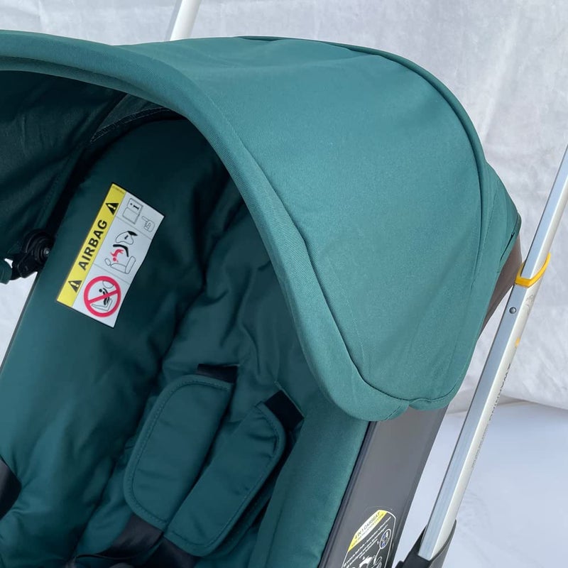 AICTIMO Seat Cushion Changing Kits Clothes, Sun Shade, Stroller Canopy Compatible with Doona Car Seat & Stroller (Green) - Image 4